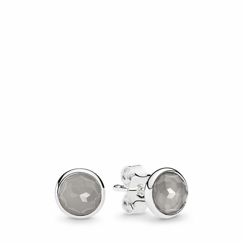 Pandora June Droplets Stud Earrings Silver Egypt QP6417935